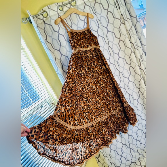 NWT Spell & the Gypsy Collective Tan Saphari Unicorn Tears Sundress - Picture 14 of 17